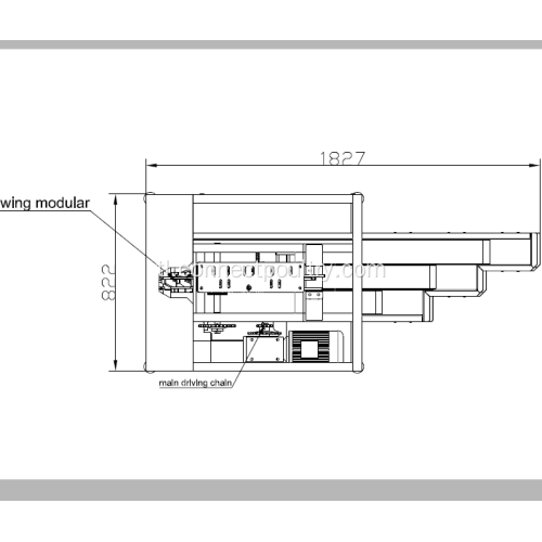 Awtomatikong wing cut-up machine